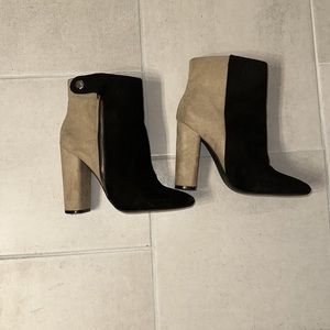 JustFab Heeled Booties- Size 8